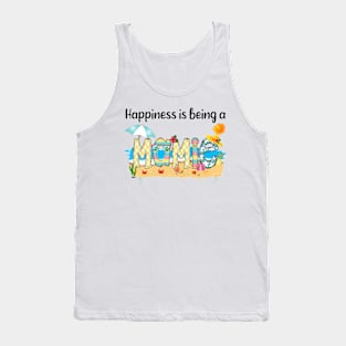 Happiness Is Being A Mamie Summer Beach Happy Mother's Day Tank Top